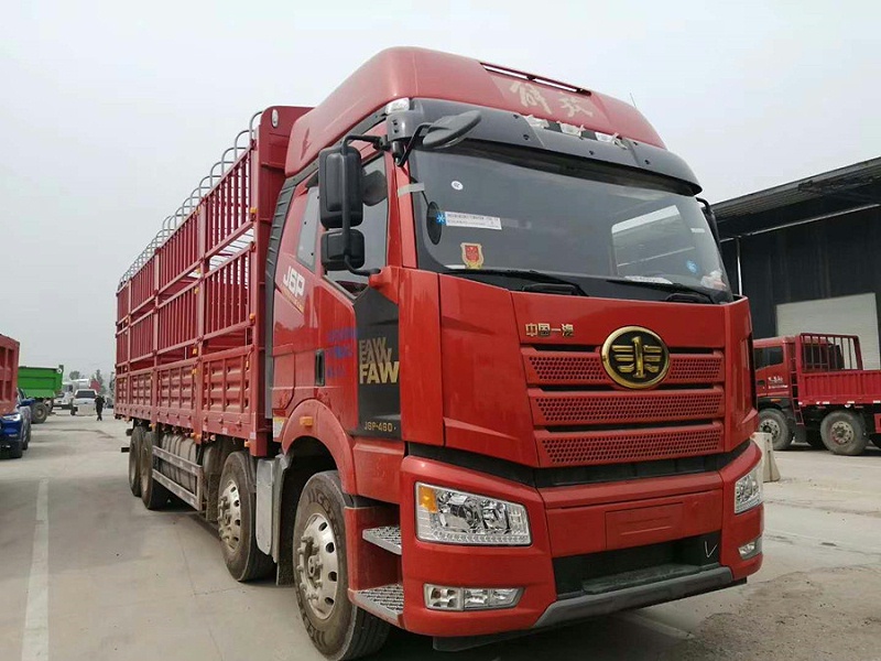 美狮贵宾会卡车销售解放J6P高栏载货车