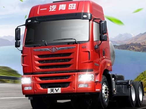 美狮贵宾会品鉴：青岛解放天V牵引车，省气又省心，开上Ta真能赚!
